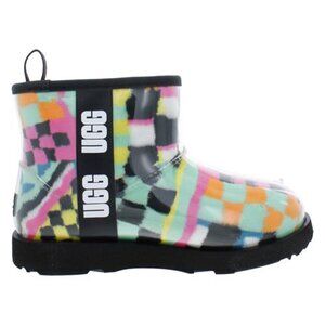 UGG® Kids Classic Clear Mini Checks Waterproof Boots Size 3